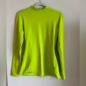 Under Armour Green Medium ColdGear Mock